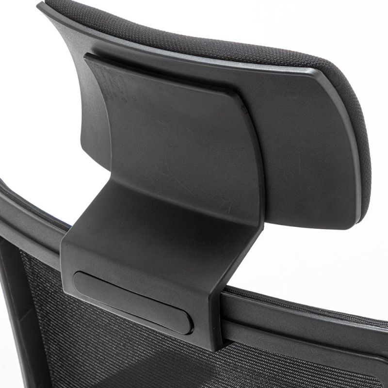 Mesh Office Chair with Lumbar Support, Thick Seat Cushion and Adjustable Headrest - 135° Rocking High Back Desk Chair
