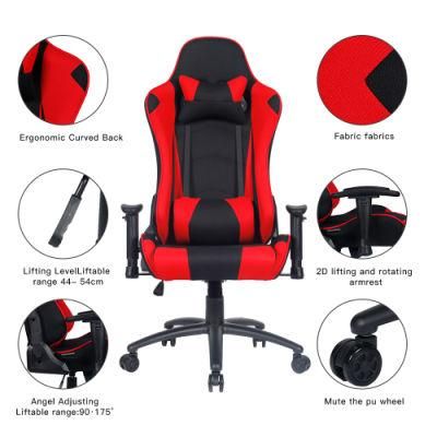 Red Computer High Back Gamer Chairs of Professional Racing Style Comfortable Gaming Chair