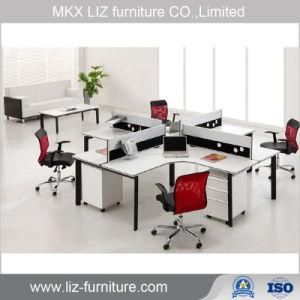 High Grade 4 Person Office Partition Furniture Cubicle Workstation Bt05