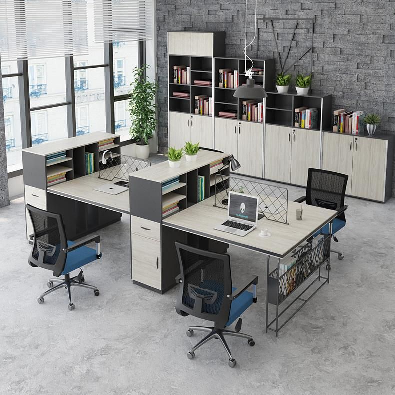 Modern Furniture Officer Tables Steel Computer Screen Storage Cabinet Office Workstations