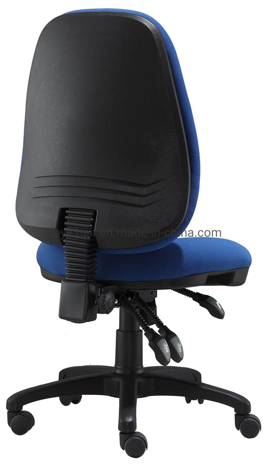 Three Lever Heavy Duty Functional Mechanism Nylon Caster Fabric Back&Seat Executive Computer Office Chair