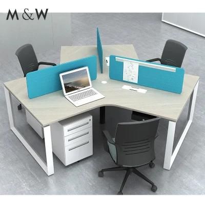 Factory Workstation Commercial Furniture 3 Person Desk Office Table