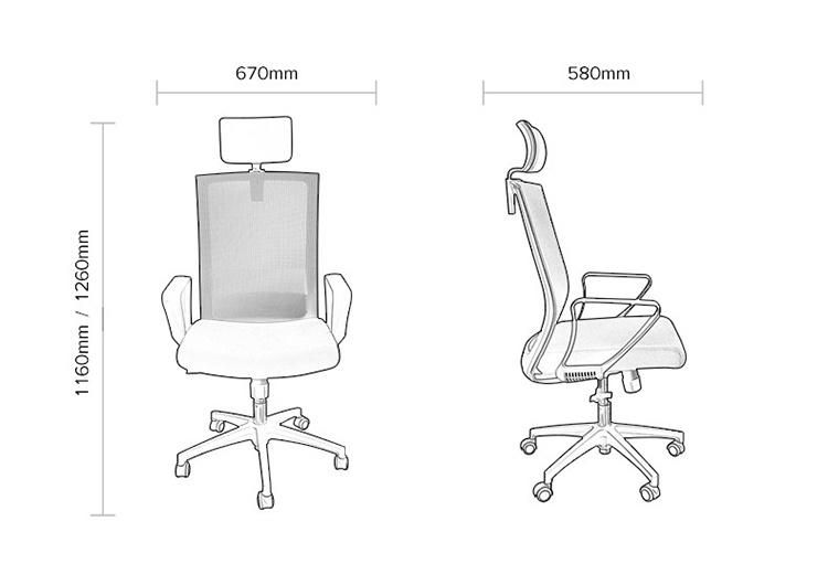 Office Furniture Executive High Quality Mesh Ergonomic Office Chairs for Adult Cheap Price