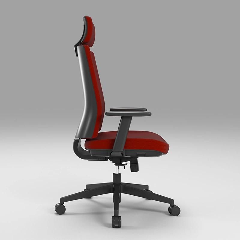 Ergonomic High Back Swivel Fabric Office Chair Foshan Factory