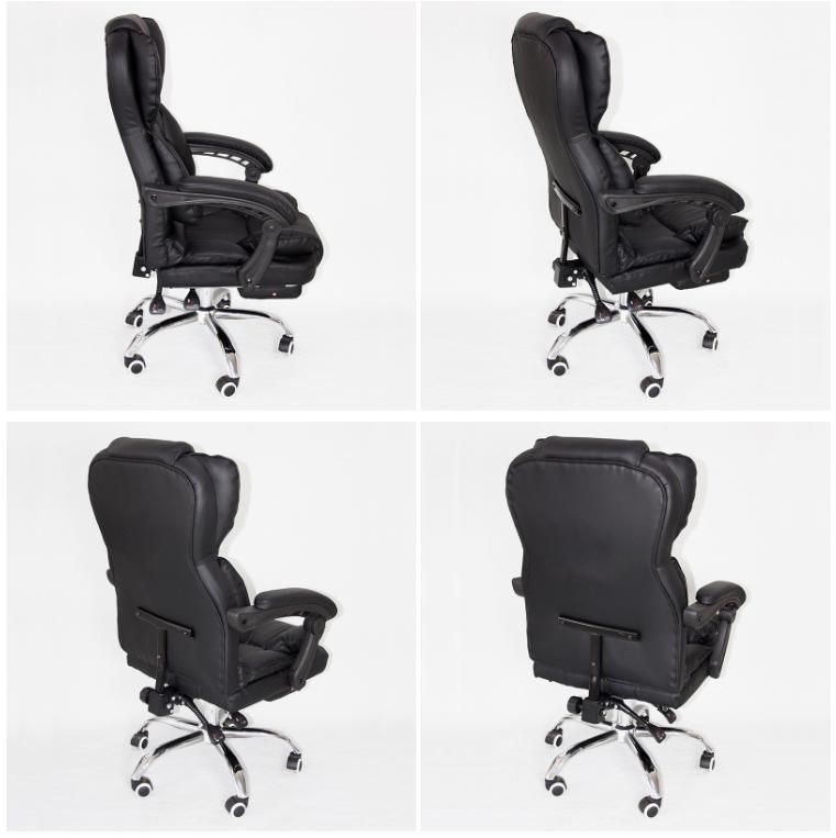 PU Leather Ergonomic with Footrest Relaxing Swivel Office Chair