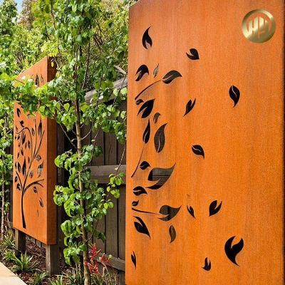 Corten Steel Outdoor Garden Decorative Metal Panel and Screen