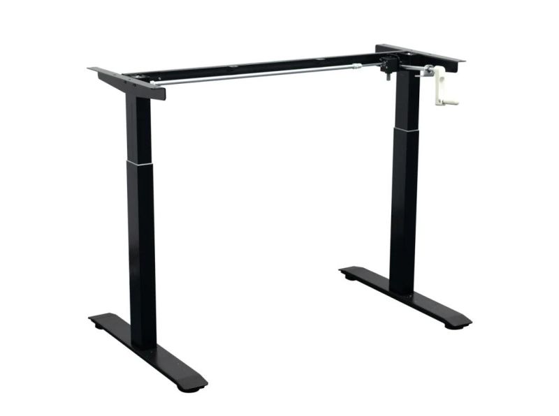 2020 Amazon Top Seller Manual 2 Legs Standing Office Desk Hand Crank Desk