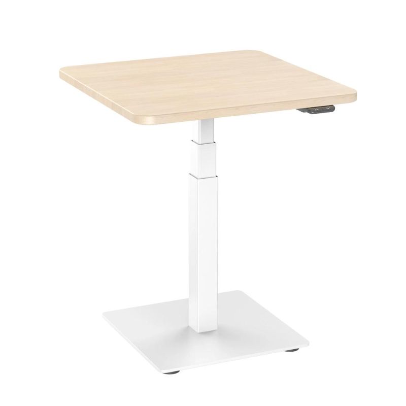 Jiecang One Leg Simple Electric Sit to Stand Smart Table Office Height Adjustable Coffee Table