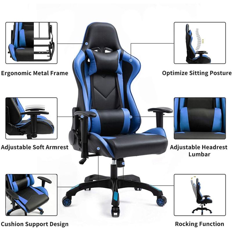 Cheap Gaming Chair Swivel High Back Adjustable