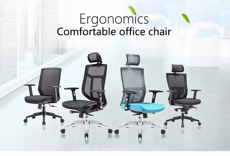 Black Comfortable Conference Mesh Back Visitor Office Chair with Metal Leg