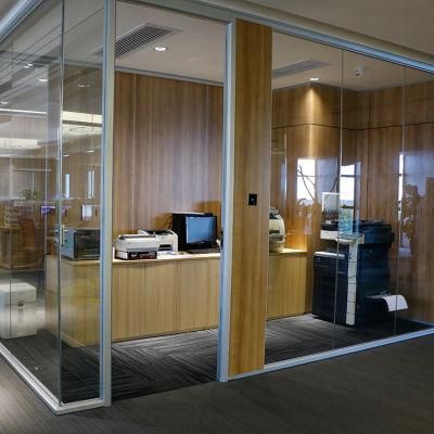 Latest Office Modular Glass Cubicle Clear Glass Partition Wall