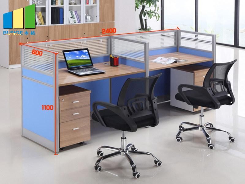 4 Person Seat Tables Modern Office Furniture for Computer Work Stations