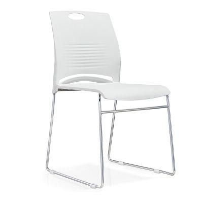 Industrial School Restaurant Plastic Dining Stackable Office Solid Steel Wholesale Study Meeting Lecture Chairs