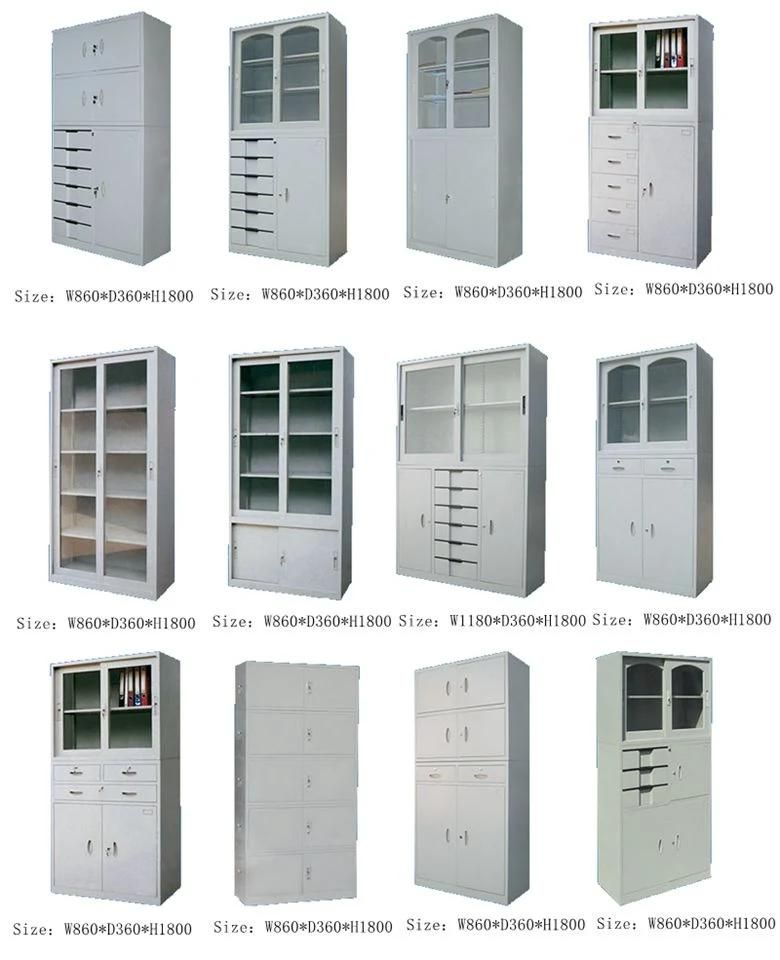 Swing Glass-Door Metal File Cabinet