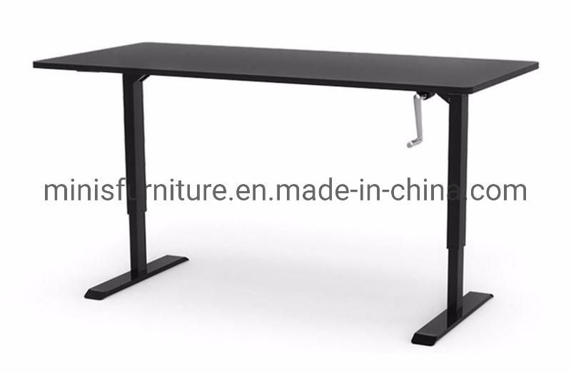 (M-OD1146) New Home Office Desk Furniture Heigh Adjustable Sit Standing Table with L Part