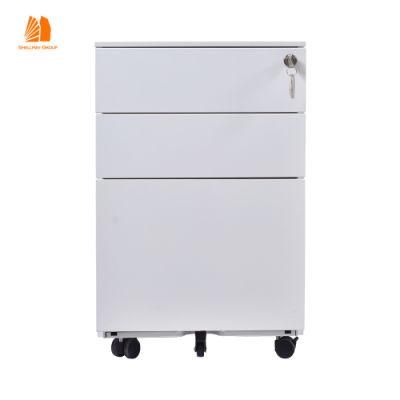 Office Metal 3 Drawer File Cabinet Storage with Lock