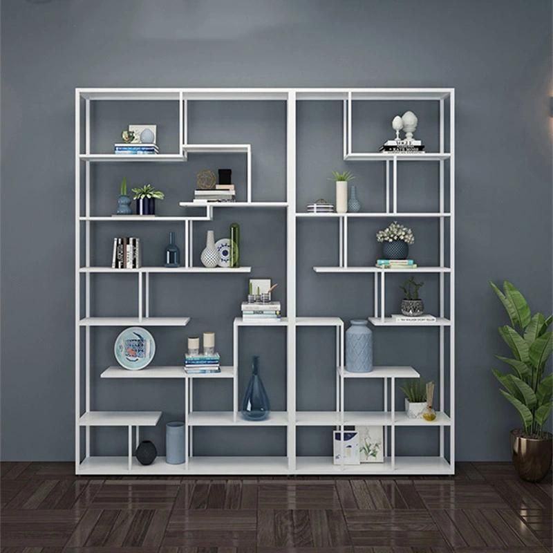 Nordic Multifunctional Floor-to-Ceiling Bookshelf Combination Bookshelf 0514