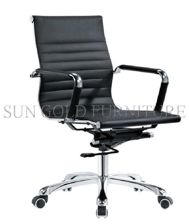Foshan High Back PU Leather Swivel Chair Factory Leather Office Chair