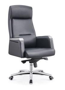 Modern Hotel School Home Leather Executive Aluminum Swivel Chair Office Furniture A817