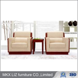 Hot Sale Single Seater Reception Waiting Fabric Sofa (S015)