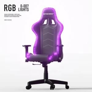 Oneray Hot Sale Factory Made OEM RGB LED Racing Computer PC Gamer Chair Gaming Chair with 2D Armrest