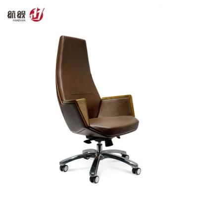 European Style High Back Executive Chair Leather Office Chair for Boss/Manager