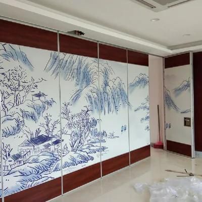 Easy Installation Sliding Aluminium Track Operable Movable Acoustic Folding Partition Wall