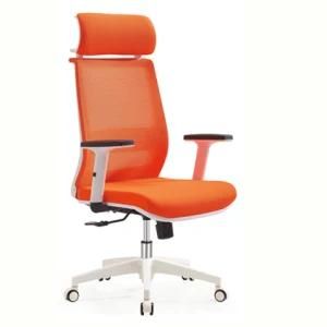 Modern Orange Big Boss Executive Office Desk Chair