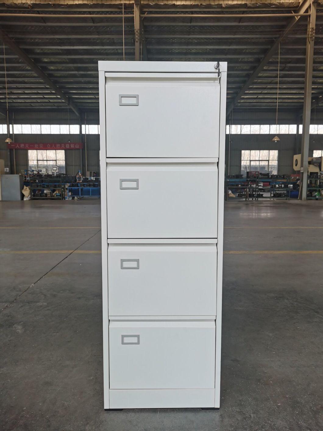 Steel Metal 4 Drawer Office Filing Iron Drawer Cabinet