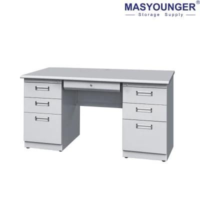 Steel Office Desk Modern Design of Office Table with Keyboard