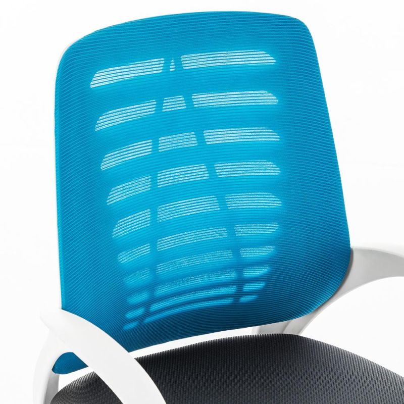 Office Furniture Adjustable Ergonomic Cheap Blue Office Swivel Chair