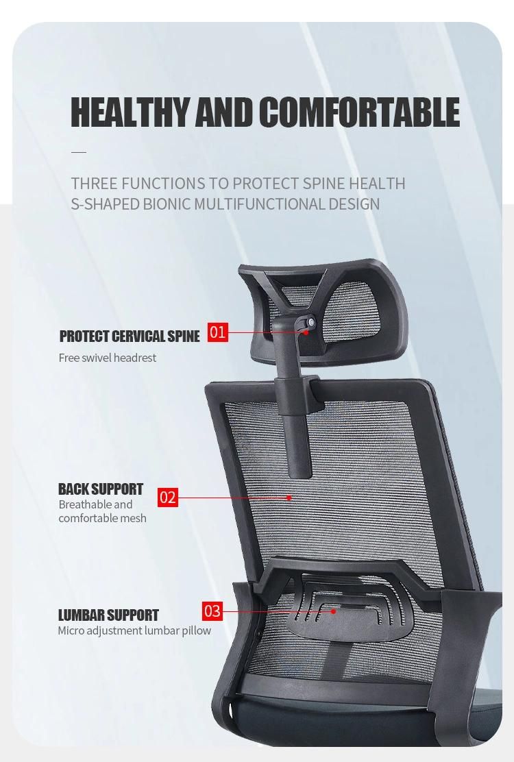 Wholesale Mesh Swivel with Armrest Cheap Price Ergonomic Computer Office Chair