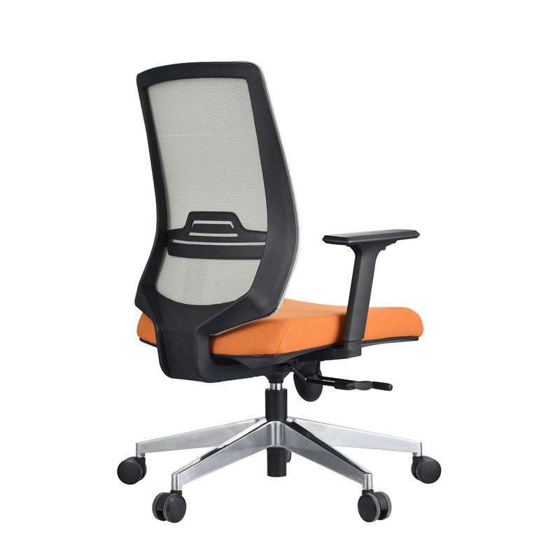 Wholesale Ergonomic Adjustable Middle Mesh Back Tilting Staff Task Home Office Swivel Office Chair with Lumbar Support