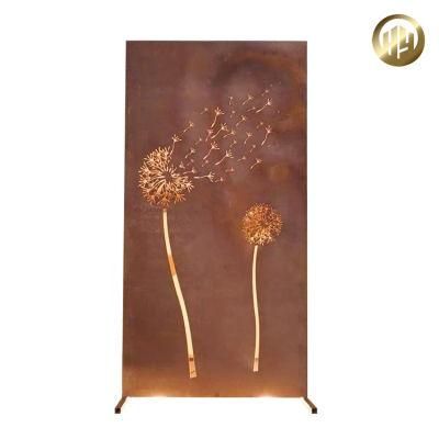 Customized Corten Steel Privacy Design Metal Decorative Screen