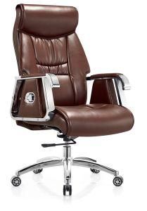 Stylish Brown Leather Home Office Furniture Executive Boss Office Chair (PK513)