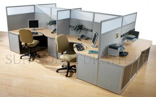 Factory for Sale Small Office Design Office Workstation (SZ-WS172)