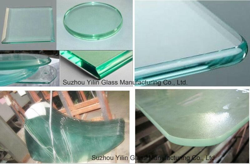 Clear/Ultra Clear/Low Iron Glass Furniture Glass Dinner Table Beach Table Hardened Desk Top Glass Clear Tempered Table Top Glass Toughened Table Glass