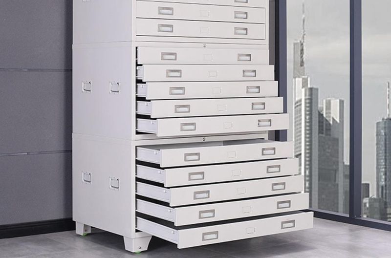 Office Steel Multi-Drawer Filing Cabinet Metal Drawer