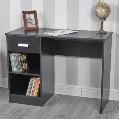 Modern Minimalist Design Black Wooden Furniture MDF Computer Desk Wholesale