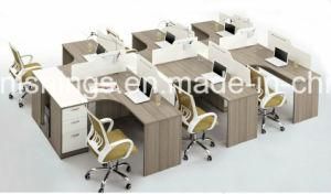 6-Person Staff Working Group Melamine Office Partition