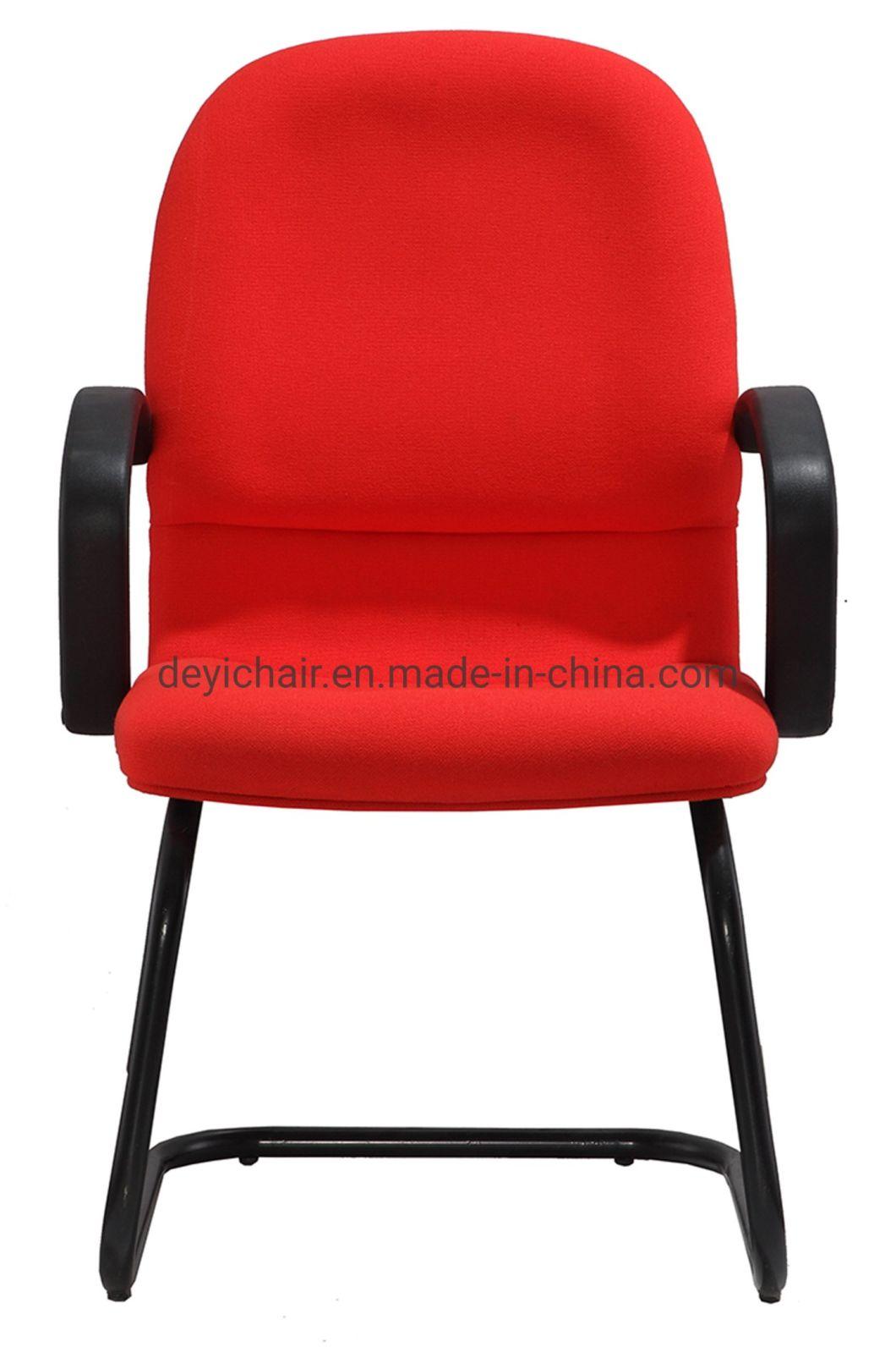 Black Metal Coated Frame 25mm Tube 2.0mm Thickness with PP Armrest Medium Back Conference Chair