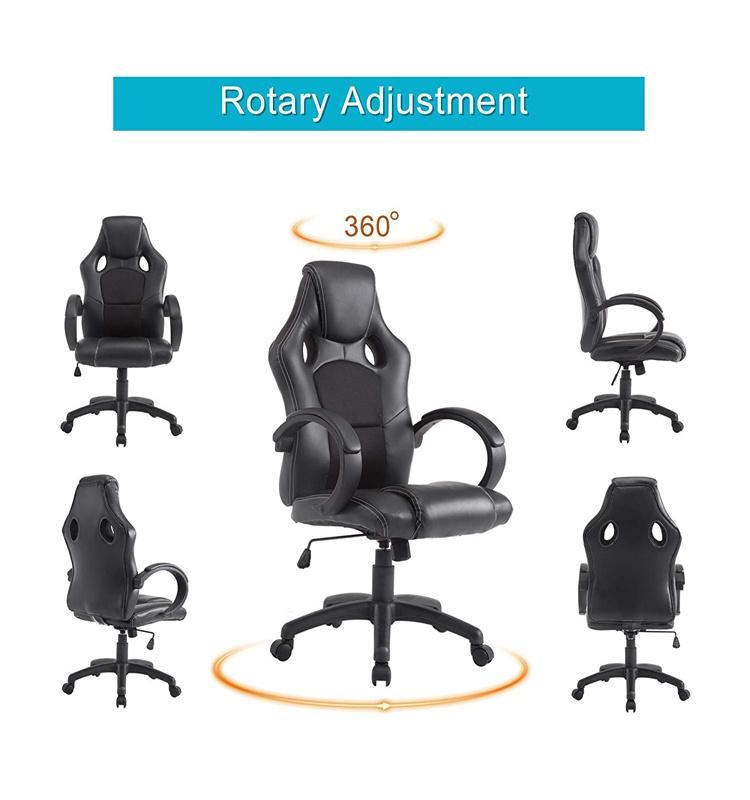 (AGATHA-A) China Factory Comfortable PU Leather and Mesh Cover Office Racing Chair