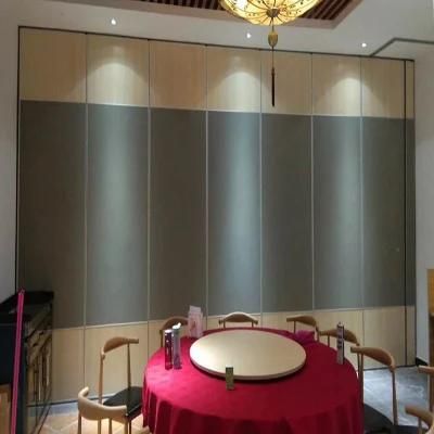 Fireproof HPL Sliding Folding Operable Partition Wall Exhibition Hall Partition