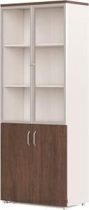 High Quality Modern Simple 2 Doors Office File Cabinet Wooden Bookcase (BL-FC218)