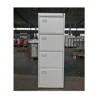 Fas-001-4D Office Use A4 Size File Storage Metal 4 Drawers Vertical Steel Filing Cabinet
