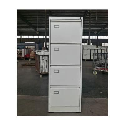 Fas-001-4D Office Use A4 Size File Storage Metal 4 Drawers Vertical Steel Filing Cabinet