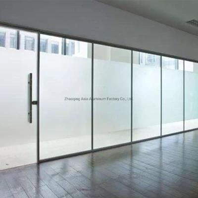Simply Style Aluminum Framed Office Partion with Frosted and Obscured Glass