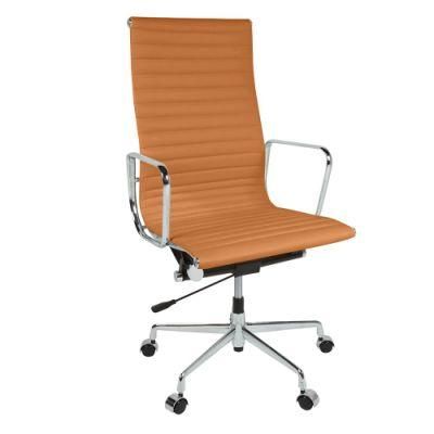 Hot Sale High Quality Tan Office Chair Can Rotate and Adjust Its Height