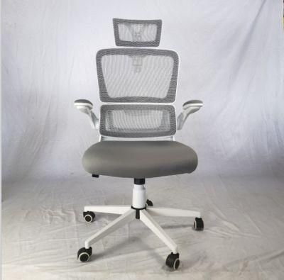 Plastic Ergonomic Boss Mesh Office Chair with Movable Headrest and Armrest