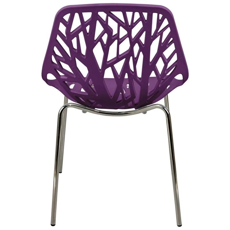 Wholesale Plastics Dining Chair PP Chair Stackable Hole Hole